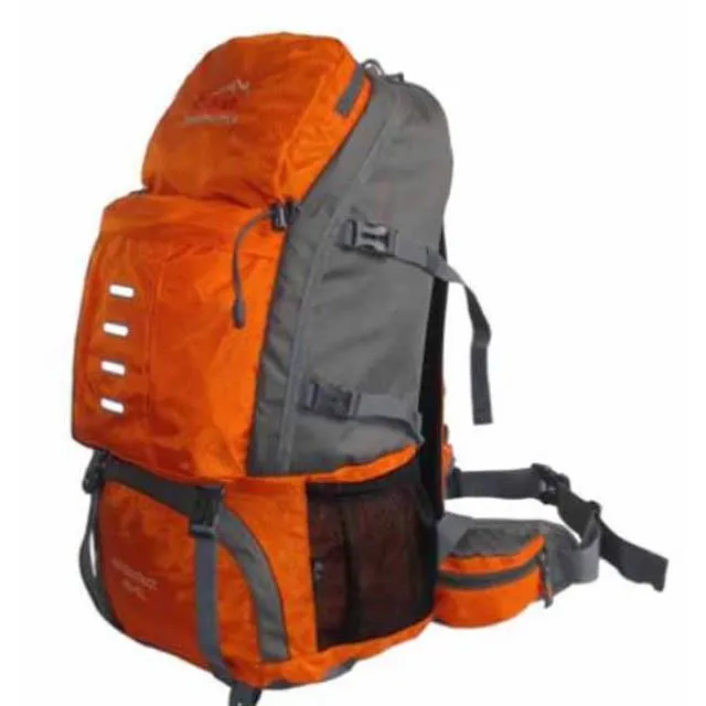 後背包超大容量60L附雨罩出水孔胸前釦+安全哨高單防水尼龍布可放A4資夾 歷史價格詳細信息