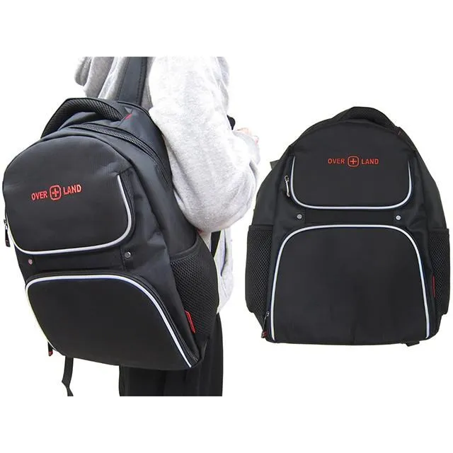 OVER-LAND 後背包大容量進口防水尼龍布材質可放A4資夾14吋電腦二層主袋胸前扣 歷史價格詳細信息
