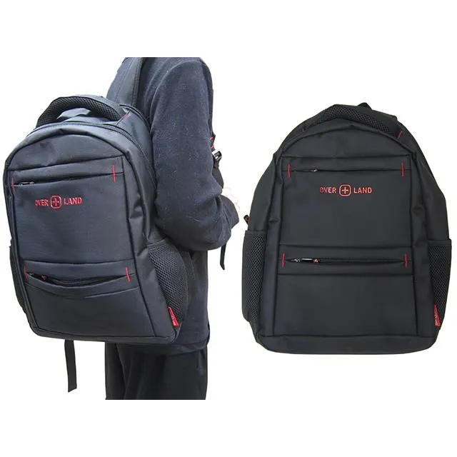 OVER-LAND 後背包大容量進口防水尼龍布材質可放A4資夾14吋電腦二層主袋胸前扣 歷史價格詳細信息