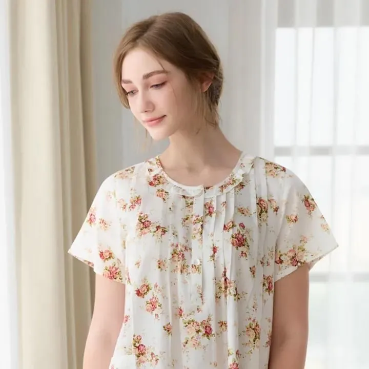 Rosemaid 羅絲美 - 純真守候洋裝+外袍二件式蕾絲睡衣 【R3317】 歷史價格詳細信息