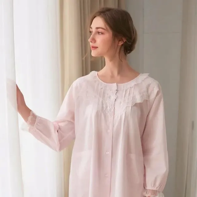 Rosemaid 羅絲美 - 純真守候洋裝+外袍二件式蕾絲睡衣 【R3317】 歷史價格詳細信息