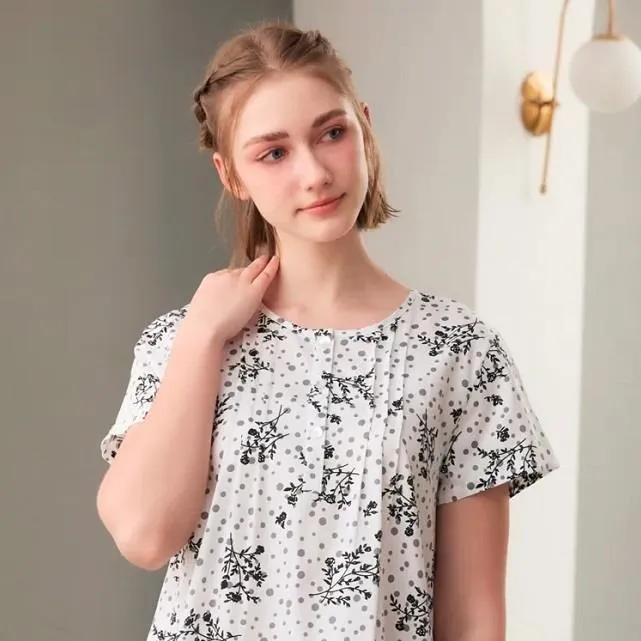 Rosemaid 羅絲美 - 純真守候洋裝+外袍二件式蕾絲睡衣 【R3317】 歷史價格詳細信息