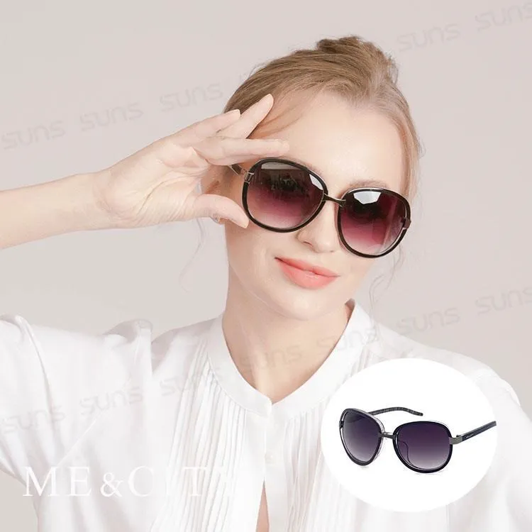 【SUNS】ME&CITY 摩登時尚偏光漸層款太陽眼鏡 歐美時尚大框眼鏡 (ME 120023 F102) 歷史價格詳細信息