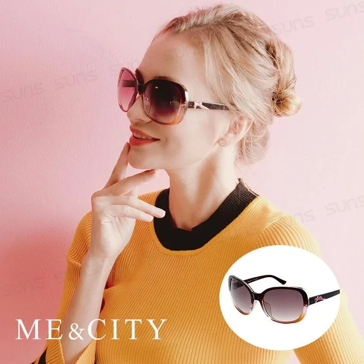 ME&CITY 甜美蝴蝶結雙色鑽太陽眼鏡 抗UV400 (ME 120028 G172) 歷史價格詳細信息