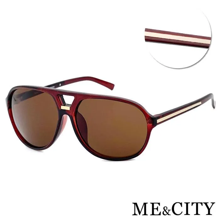 ME&CITY 時尚飛行員金屬方框太陽眼鏡 抗UV400 (ME 110012 C680) 歷史價格詳細信息