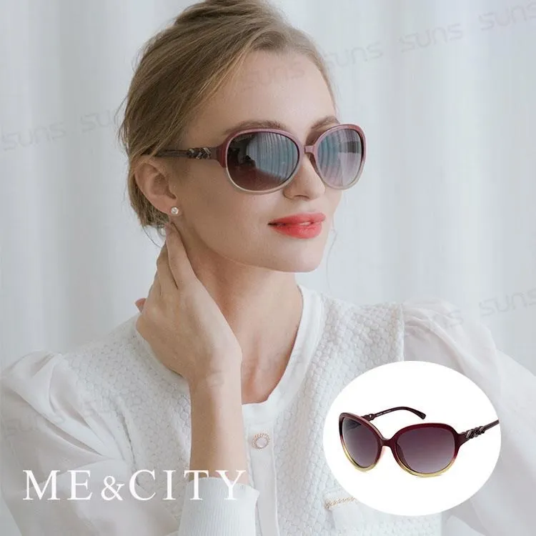 【SUNS】ME&CITY 義式麻花紋路 古典簡約太陽眼鏡 抗UV400 (ME 120017 L000) 歷史價格詳細信息