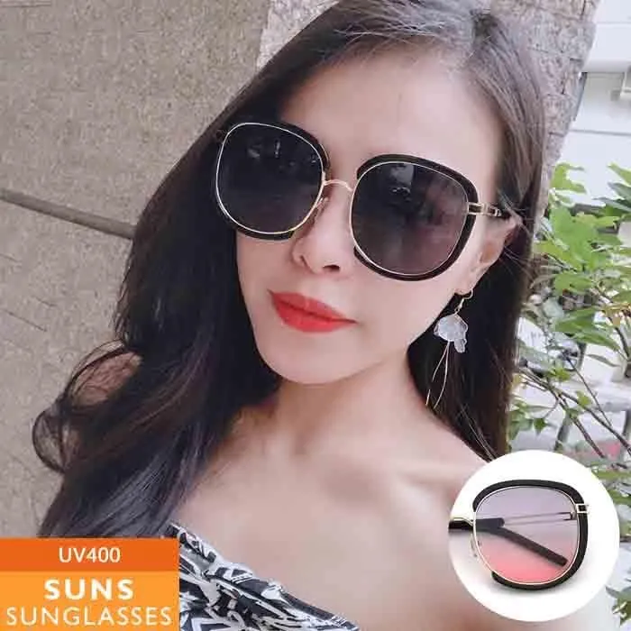 【SUNS】韓版C圈金屬大框墨鏡/太陽眼鏡 抗UV(61549) 歷史價格詳細信息