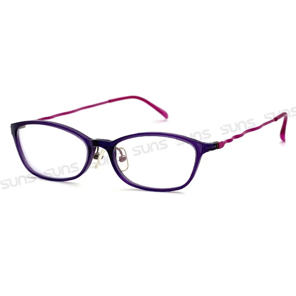 【SUNS】紫框雙色框 薄鋼/TR複合材質光學眼鏡框(MM15250) 歷史價格詳細信息