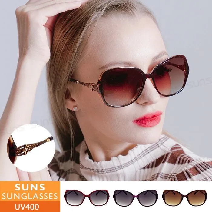 【SUNS】淑女款鑲鑽鏤空水滴型偏光墨鏡/太陽眼鏡 抗UV(36559) 歷史價格詳細信息