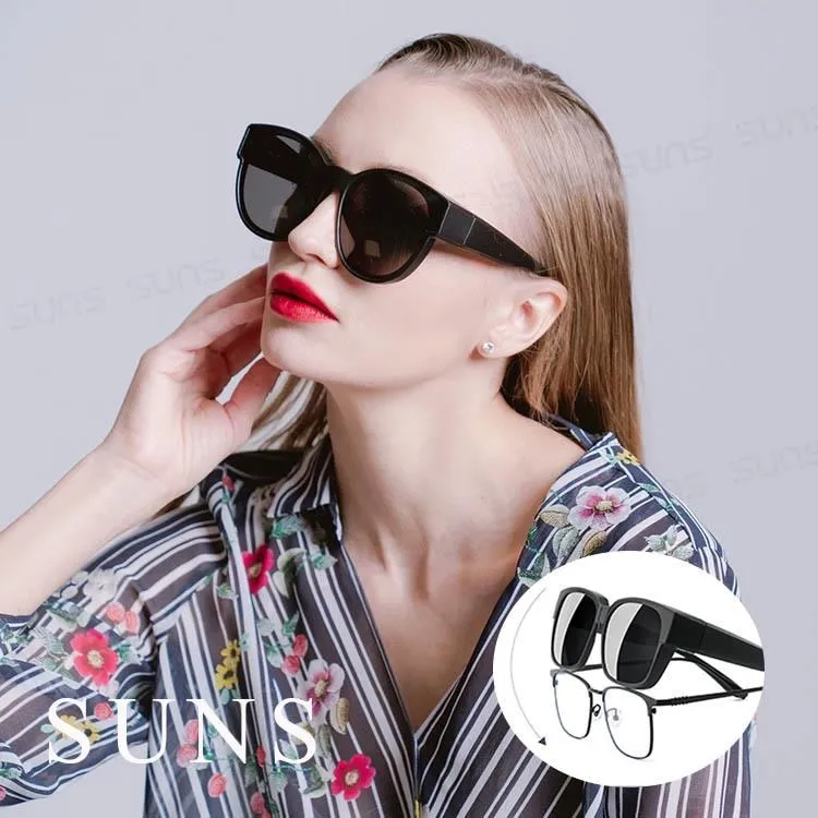 【SUNS】時尚無邊框墨鏡 漸層楓葉紅大框顯小臉墨鏡/太陽眼鏡 抗UV(6401) 歷史價格詳細信息