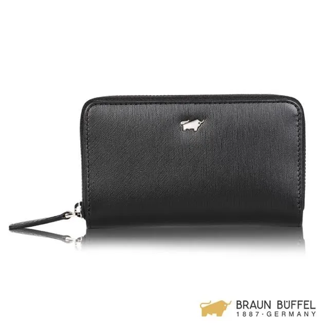 BRAUN BUFFEL 德國小金牛 HOMME-M系列拉鍊零錢包 -黯黑 BF306-161-BK 歷史價格詳細信息