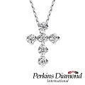 鑽石項鍊 PERKINS 伯金仕十字架 Cross系列 粉紅藍寶石鑽石項鍊 歷史價格詳細信息