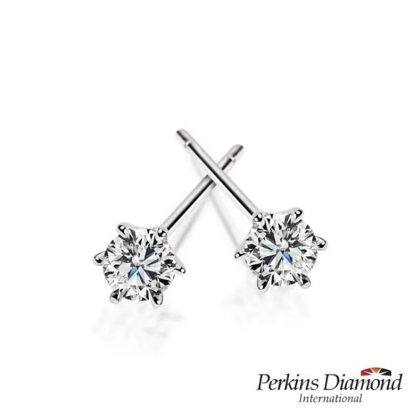 鑽石耳環 PERKINS 伯金仕 Classic系列 總重0.60克拉鑽石耳環 歷史價格詳細信息