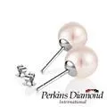 PERKINS 伯金仕 - 7.5-8mm 天然珍珠耳環 歷史價格詳細信息