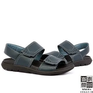 寺孝良品 真皮魔鬼氈涼鞋 灰 歷史價格詳細信息