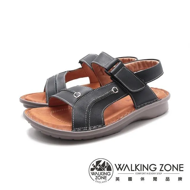 WALKING ZONE(男) 牛皮樂福鞋休閒鞋 男鞋 - 棕(另有黑) 歷史價格詳細信息