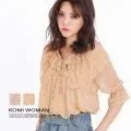 KOMI-小碎花荷葉軟料襯衫‧三色 歷史價格詳細信息