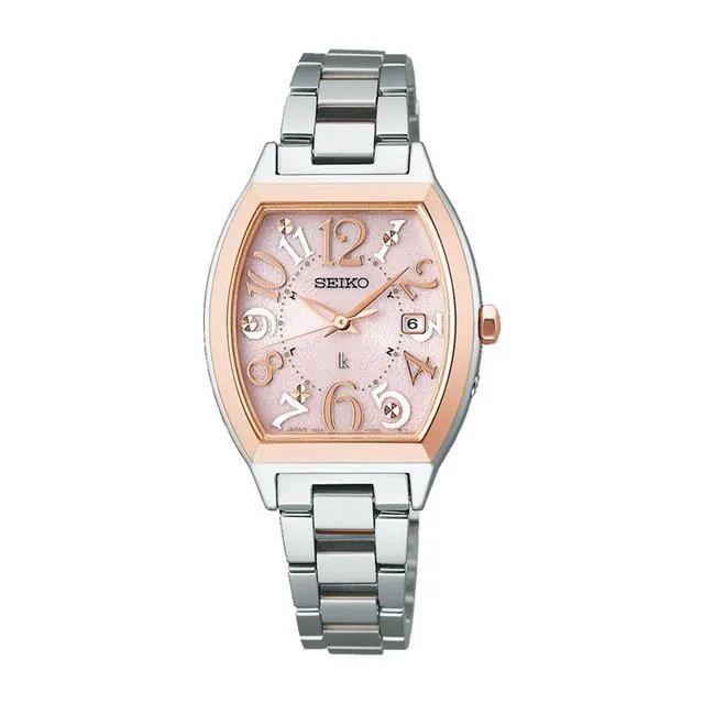 SEIKO 精工 / 1B22-0CL0S.SSVW115J / LUKIA 綾瀨遙 限量特別款 太陽能不鏽鋼手錶 淺藍色 25mm 歷史價格詳細信息