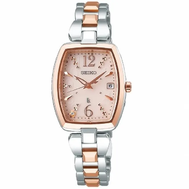 SEIKO 精工 / 1B22-0CL0S.SSVW115J / LUKIA 綾瀨遙 限量特別款 太陽能不鏽鋼手錶 淺藍色 25mm 歷史價格詳細信息