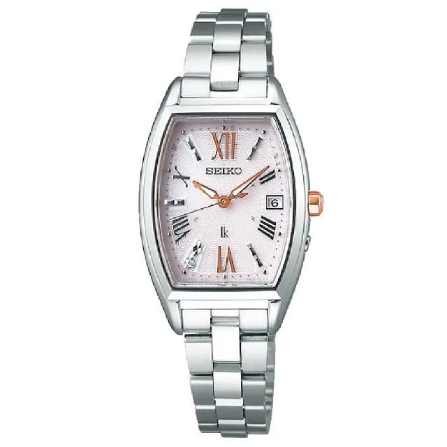 SEIKO 精工 / 1B22-0CL0S.SSVW115J / LUKIA 綾瀨遙 限量特別款 太陽能不鏽鋼手錶 淺藍色 25mm 歷史價格詳細信息