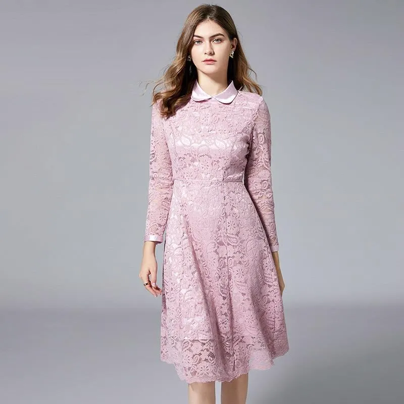 《D'Fina 時尚女裝》 蕾絲洋裝 棉花糖女孩時尚點點波鬆緊腰大碼裙 歷史價格詳細信息