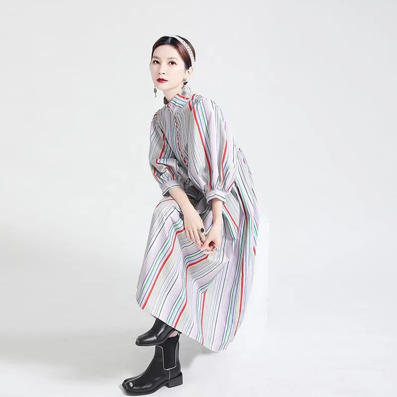 《D'Fina 時尚女裝》 時尚條紋V領 短袖繫帶顯瘦休閒女連身褲 歷史價格詳細信息