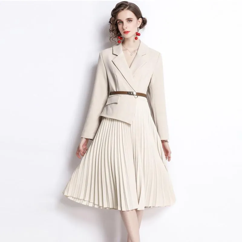 氣質顯瘦假兩件波點小個子連衣裙女夏中長款大碼胖妹妹遮肚a字裙【2021新款洋裝】 歷史價格詳細信息