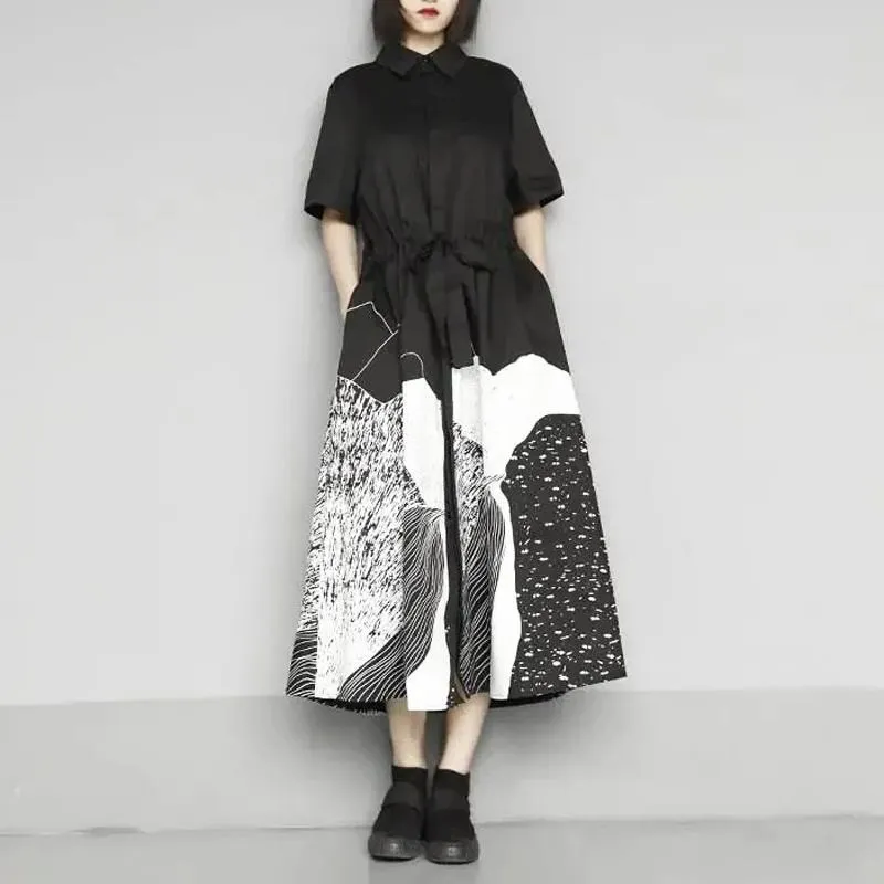 港風時尚拼接牛仔半身裙新款高腰長裙春季前開叉設計不對稱A字裙 歷史價格詳細信息