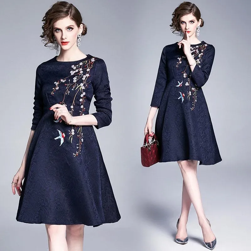 女裝 圓領刺繡麻花針織小衫女秋季新款學院風慵懶復古顯瘦長袖開衫外套 歷史價格詳細信息