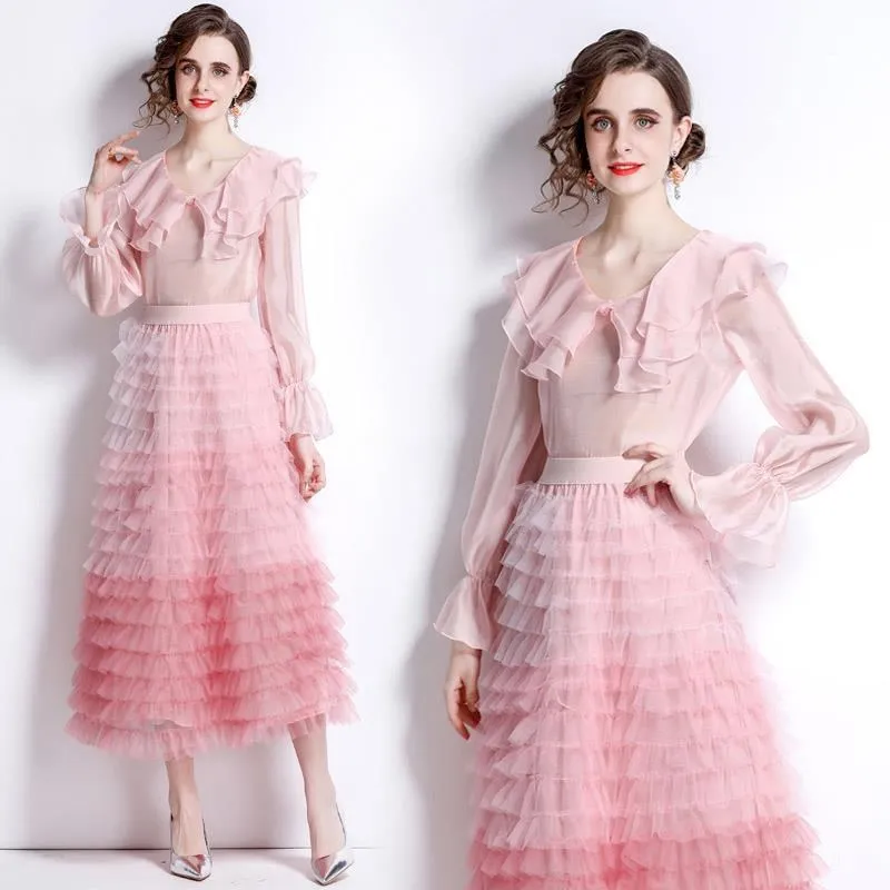 《D'Fina 時尚女裝》 蛋糕洋裝大碼蕾絲裙加肥加大棉花糖女孩裙 歷史價格詳細信息