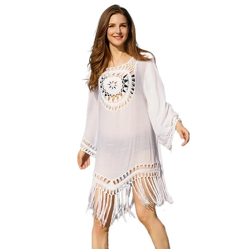 《D'Fina 時尚女裝》 沙灘裙波西米亞長裙超仙海邊度假顯瘦法式大碼洋裝 歷史價格詳細信息