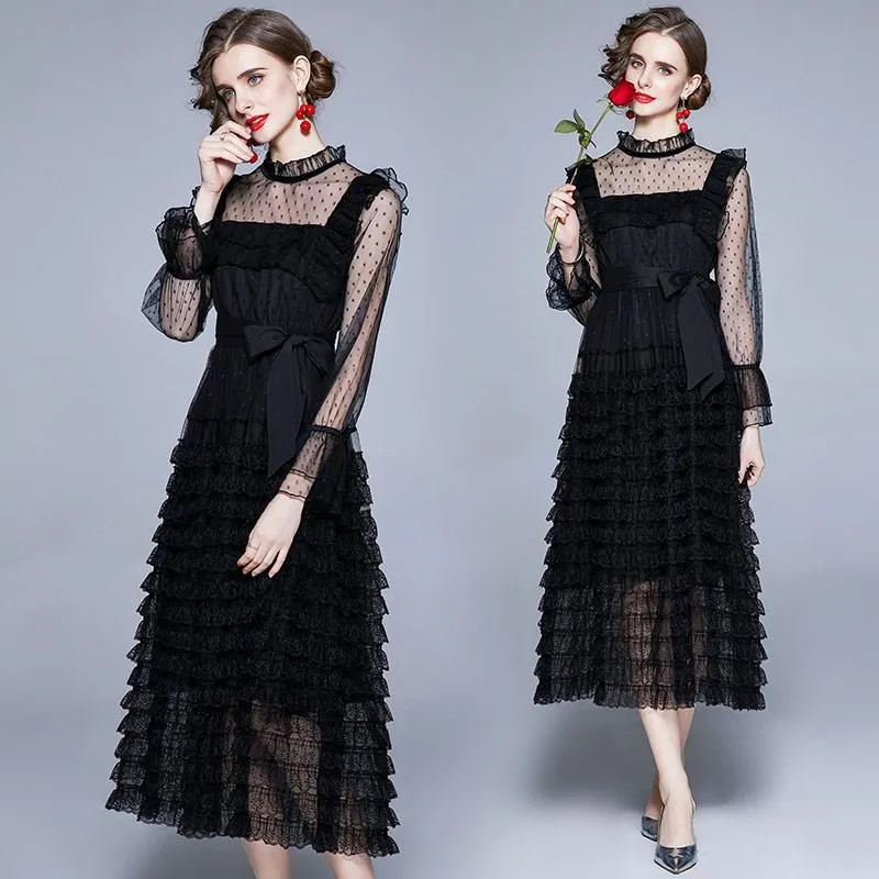 《D'Fina 時尚女裝》 法式複古花朵印花修身顯瘦短袖中長版洋裝 歷史價格詳細信息