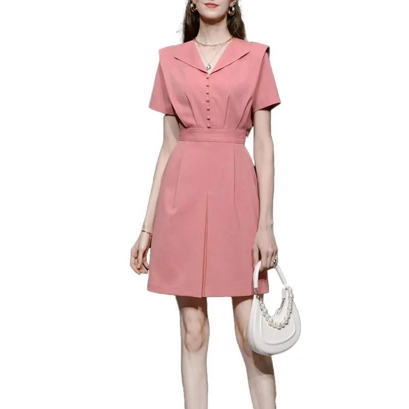 氣質顯瘦假兩件波點小個子連衣裙女夏中長款大碼胖妹妹遮肚a字裙【2021新款洋裝】 歷史價格詳細信息