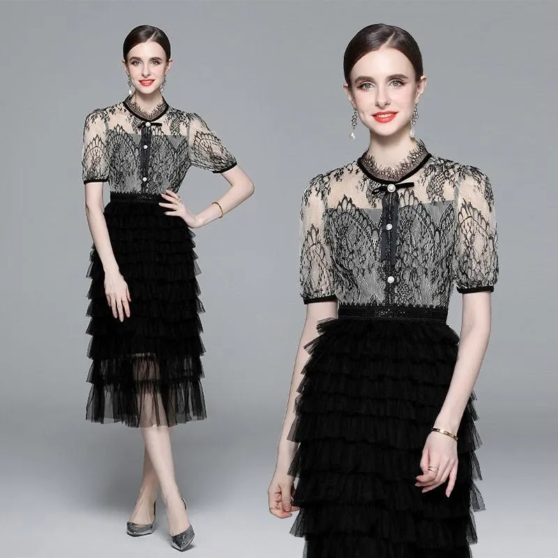 蕾絲拼接中長版T恤 棉T 寬鬆大碼T恤【2104F】 歷史價格詳細信息