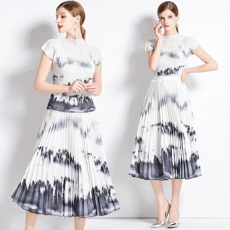 《D'Fina 時尚女裝》 歐洲站時尚百搭收腰顯瘦字母印花短袖洋裝 歷史價格詳細信息