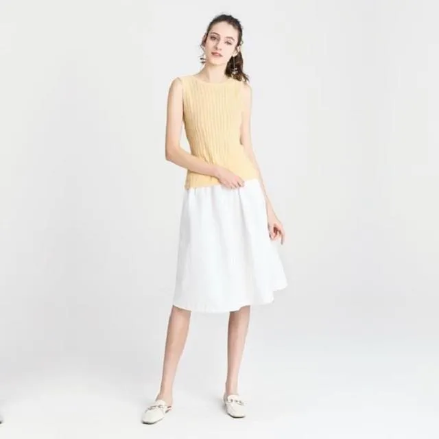 《D'Fina 時尚女裝》 氣質正反兩穿 吊帶背心無袖針織上身 歷史價格詳細信息