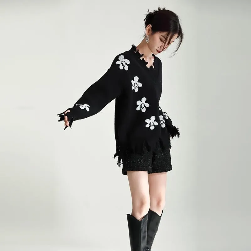 設計感寬鬆紮染漸層牛仔褲男女美式高街毛邊微喇叭褲寬鬆顯高顯瘦 歷史價格詳細信息