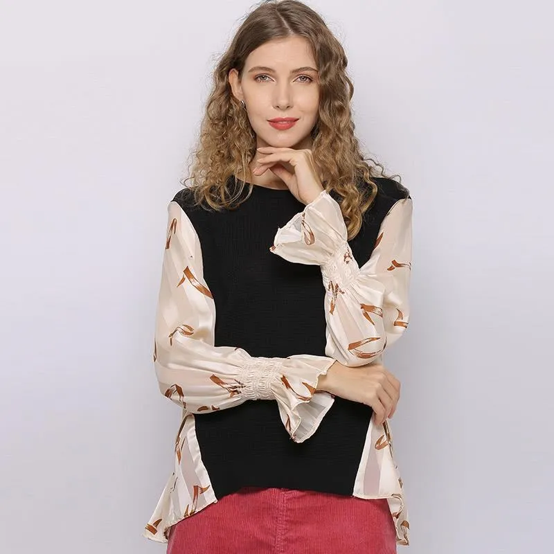 D女裝女生長袖襯衫 韓版長袖t恤女 長袖t恤女 新款潮大碼春韓版寬松設計感小眾衛衣女裝-餘登米女裝 歷史價格詳細信息