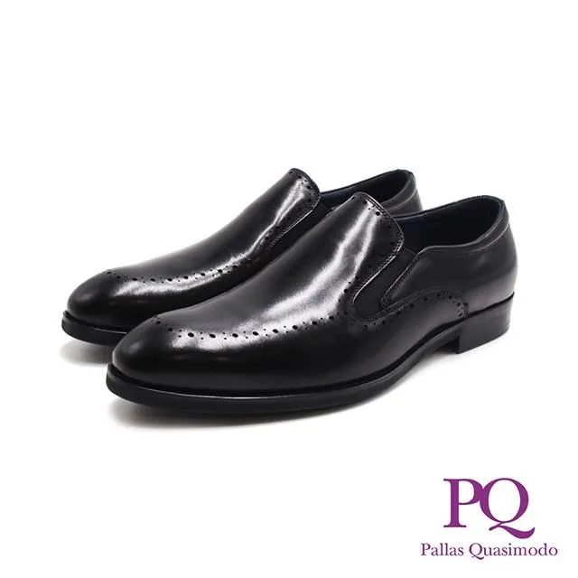 PQ(男)小圓點造型直套款正裝皮鞋 男鞋-黑(另有刷染棕) 歷史價格詳細信息