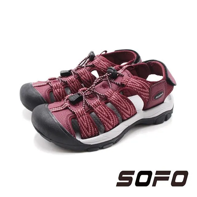 SOFO(女)水陸溯溪速乾款魔鬼氈護趾涼鞋 女鞋-黑 歷史價格詳細信息