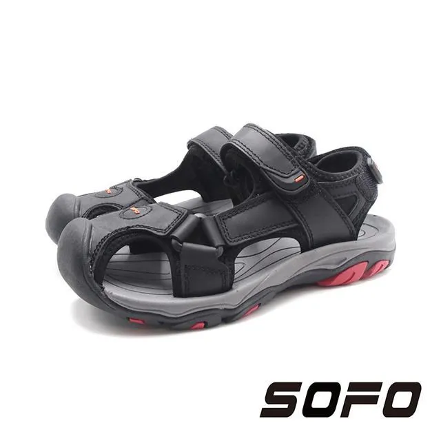 SOFO(女)水陸溯溪速乾款魔鬼氈護趾涼鞋 女鞋-黑 歷史價格詳細信息