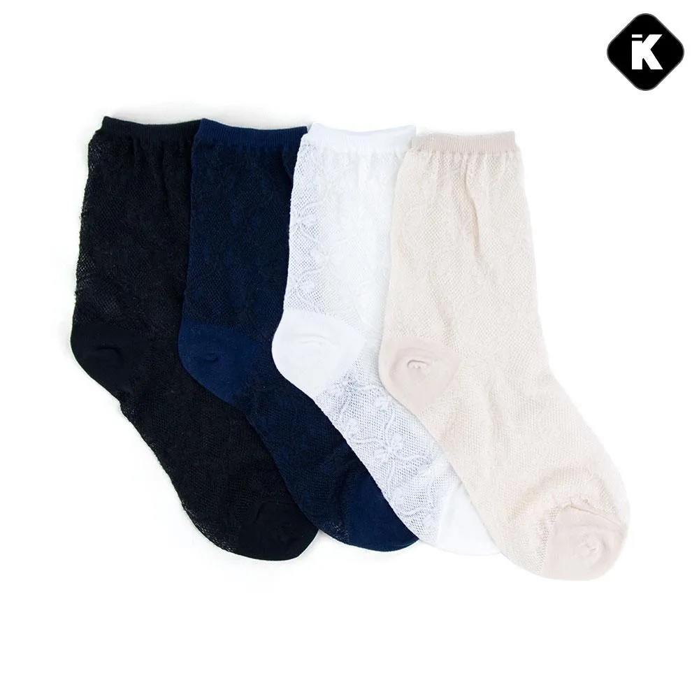 韓國襪子 蕾絲方格短襪 歷史價格詳細信息