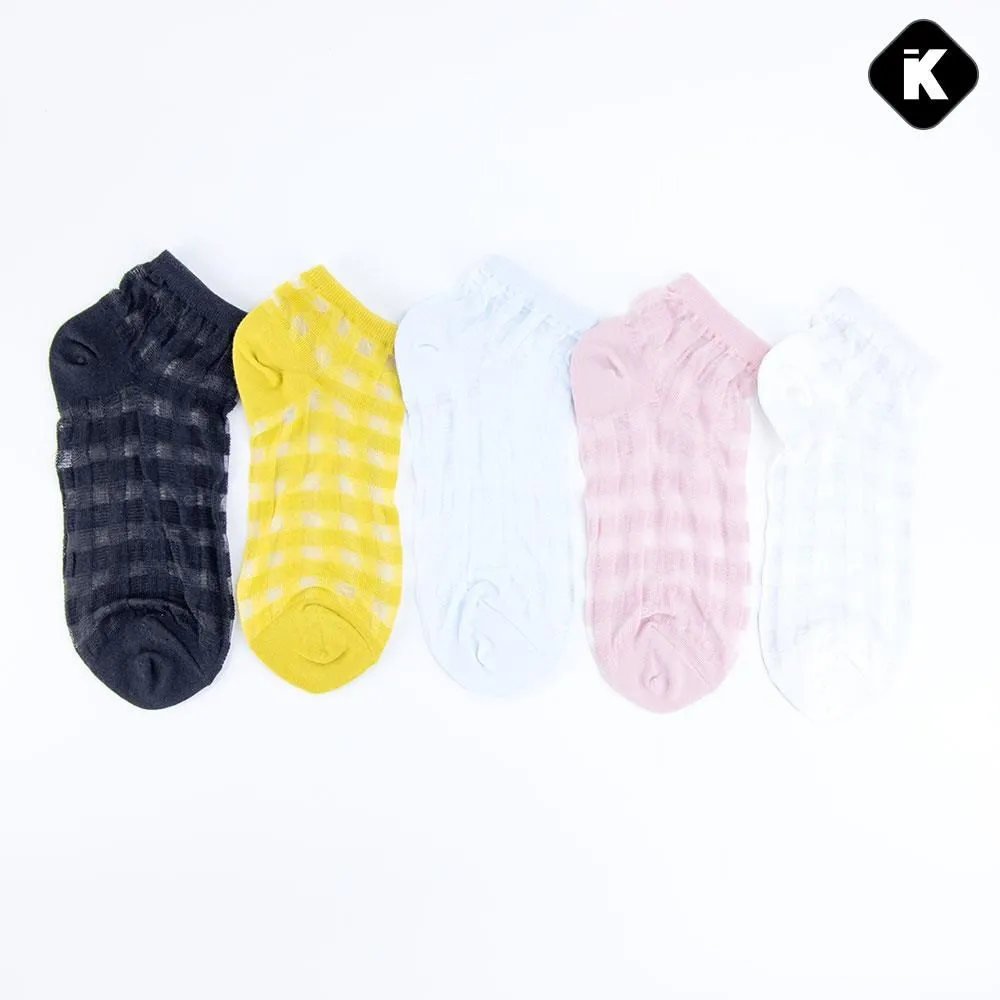 韓國襪子 方格短襪 男襪 歷史價格詳細信息