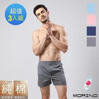 【MORINO摩力諾】耐用織帶格紋平口褲/四角褲5入組 歷史價格詳細信息