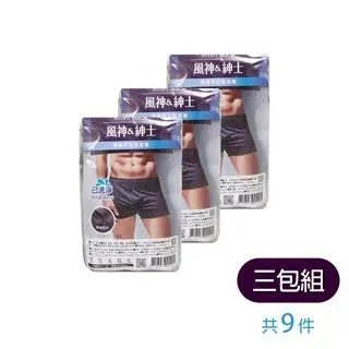 風神紳士 開襟平口免洗褲3件/包(L~2XL)【愛買】 歷史價格詳細信息