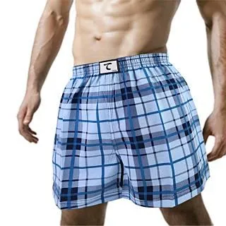 【天皇】舒適悠閒-典藏網格平口褲-紅黑 歷史價格詳細信息