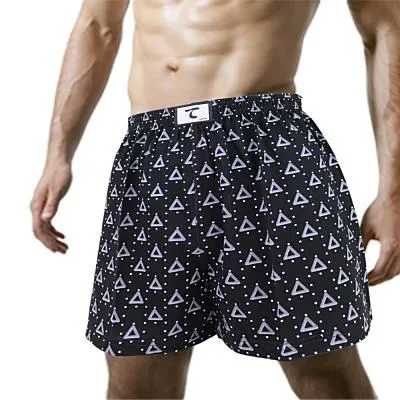 【天皇】舒適悠閒-典藏網格平口褲-紅黑 歷史價格詳細信息