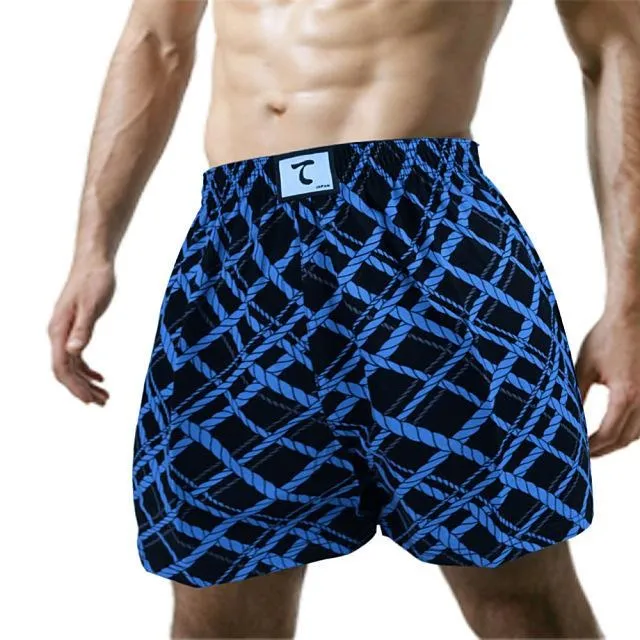 【天皇】舒適悠閒-典藏網格平口褲-紅黑 歷史價格詳細信息