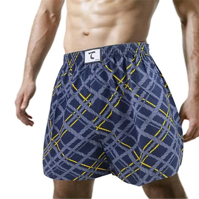 【天皇】舒適悠閒-典藏網格平口褲-紅黑 歷史價格詳細信息