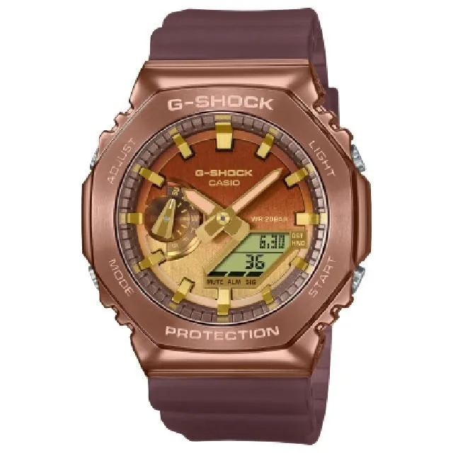 【CASIO卡西歐】GM-5600CL-3 沙漠荒野金屬時尚潮流腕錶 低奢綠  43.2mm 歷史價格詳細信息